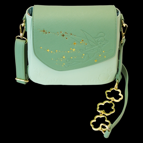 Disney Peter Pan Tinker Bell Clover Crossbody Bag